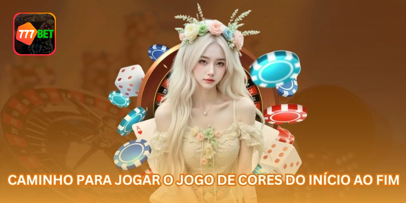 Caminho para jogar Color Game do início ao fim: escolha, aposta, rodada e resultado final.